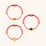 Divine Intent Red String Bracelet Set