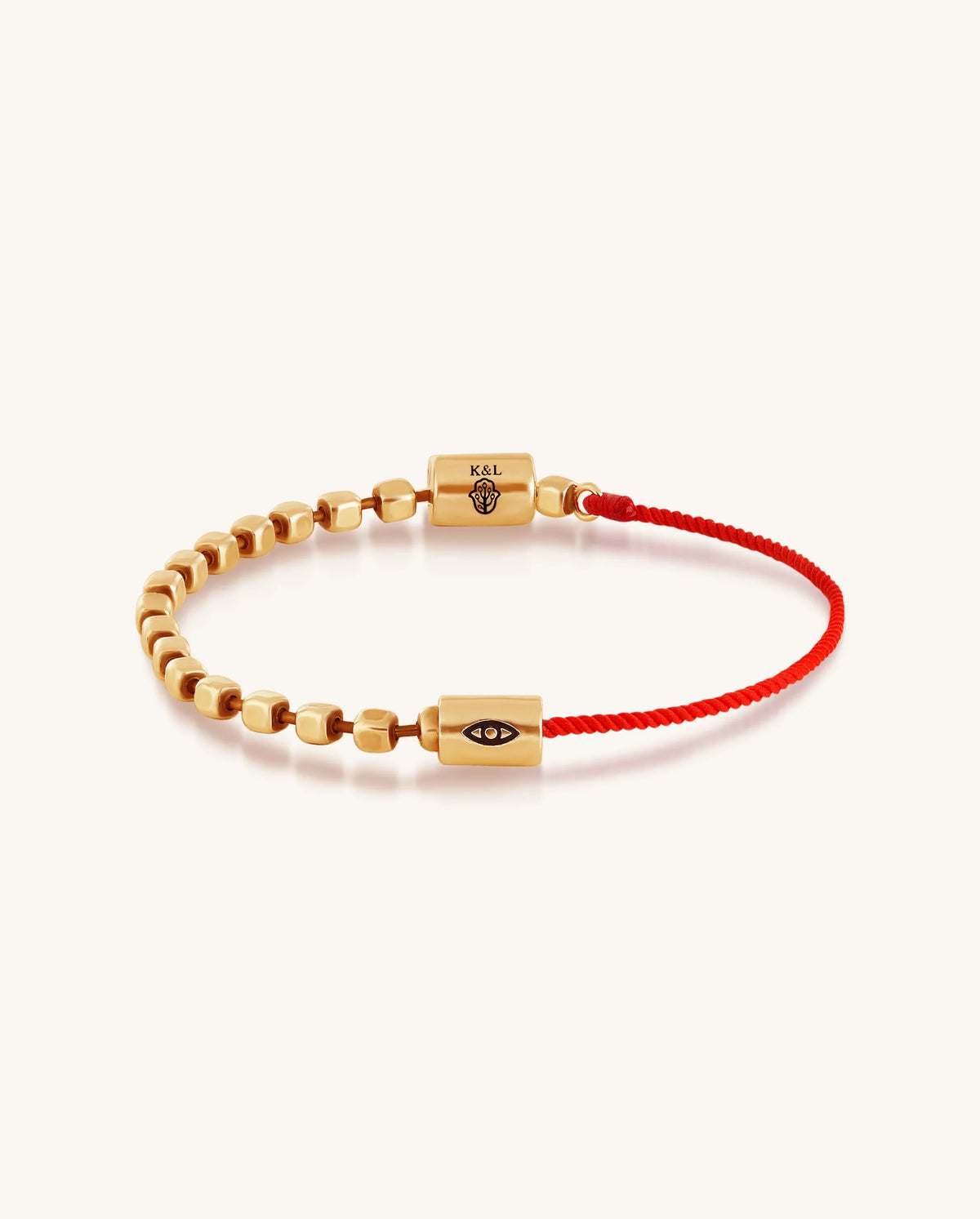 Prosperous Vibration Women's Gold Red String Evil Eye Bracelet