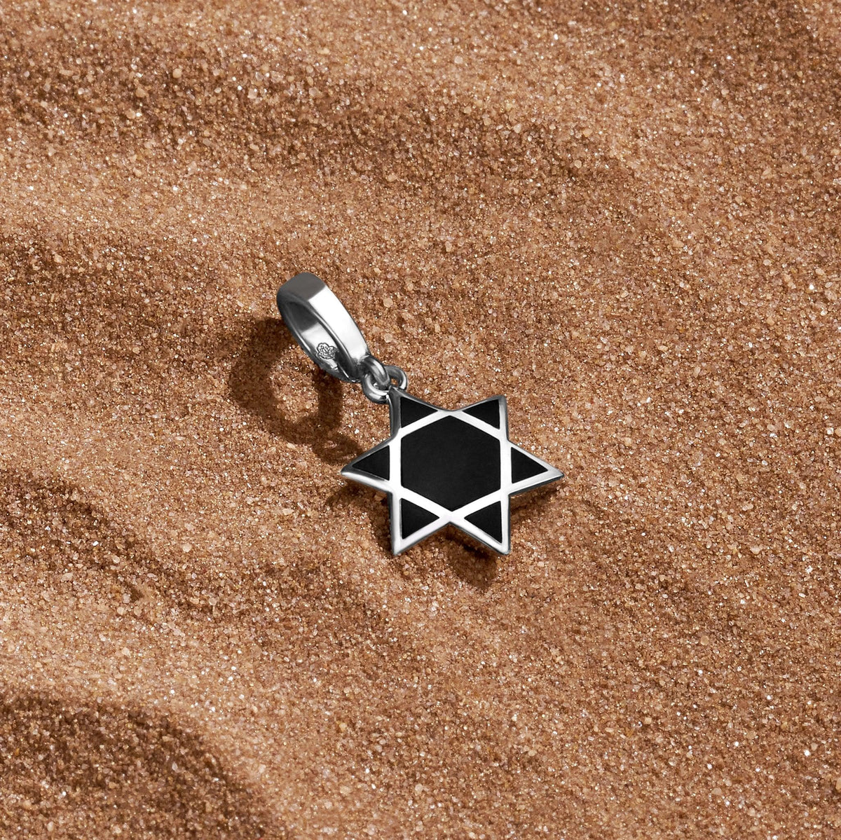 Illuminated Path Star of David Charm