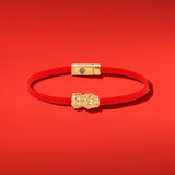 Spirited Wisdom Men's Red String Bracelet
