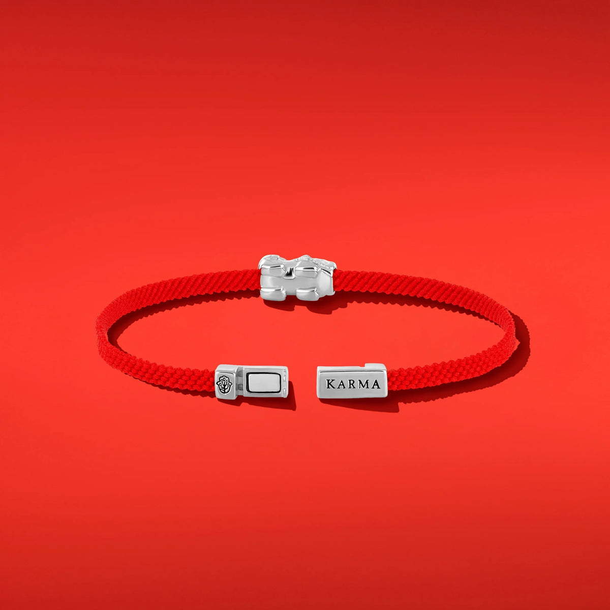 Fiery Determination Men's Red String Bracelet