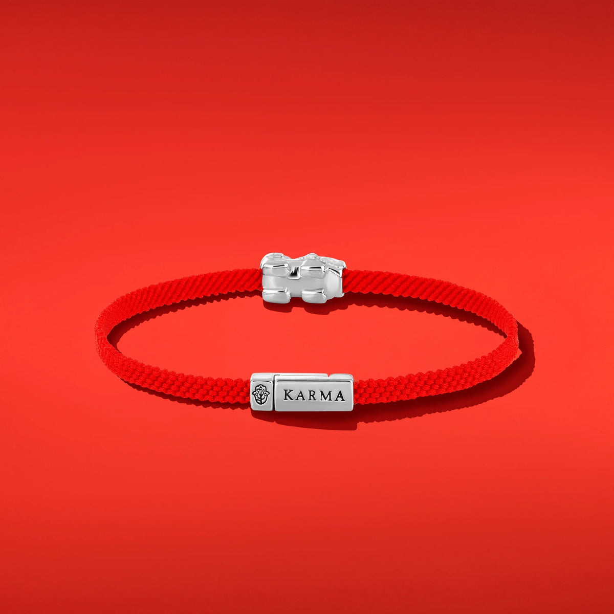 Fiery Determination Men's Red String Bracelet