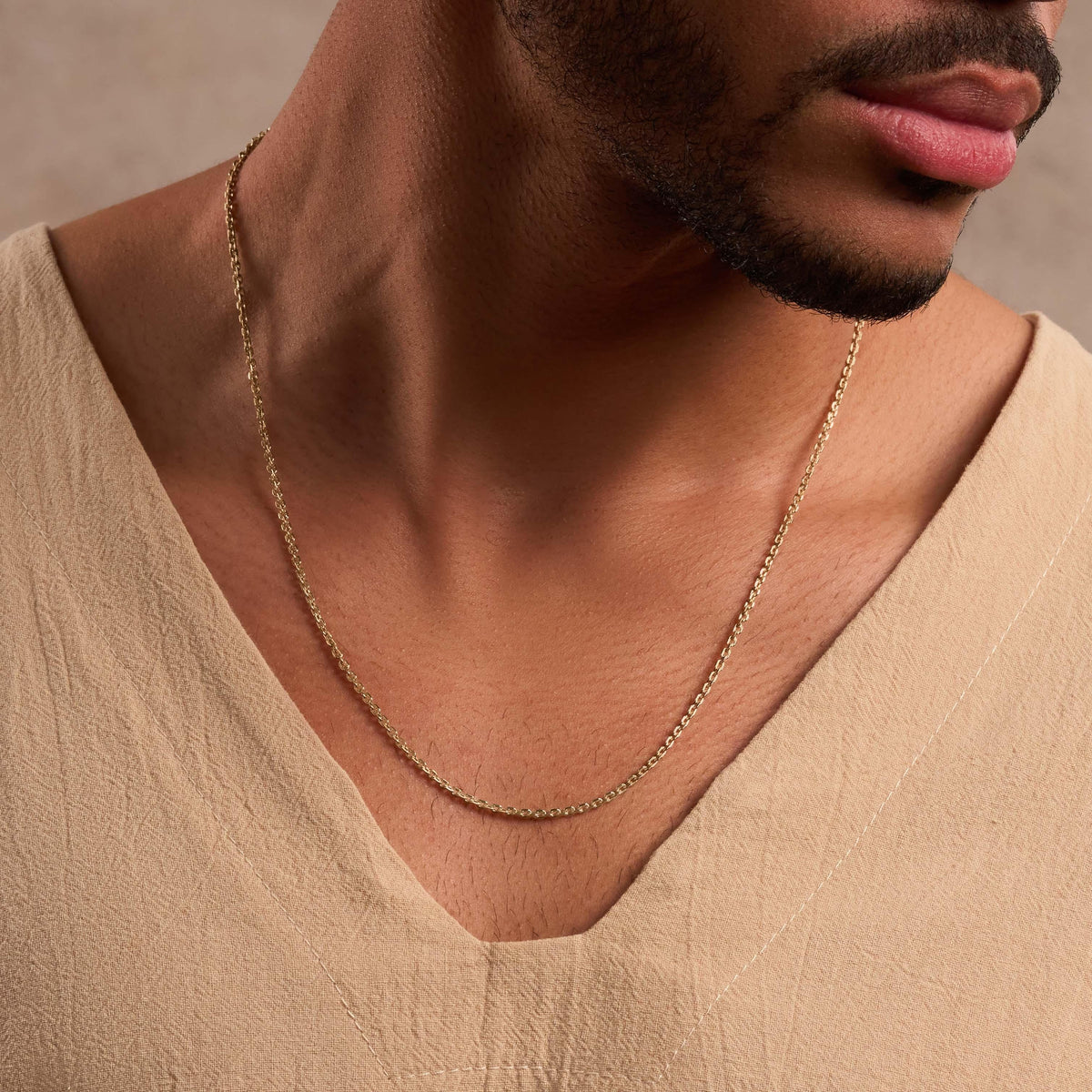 Radiant Harmony Gold Cable Chain