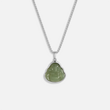 Tranquil Presence Jade Buddha Pendant