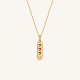 Golden Sequence Triple Seven Vegas Necklace