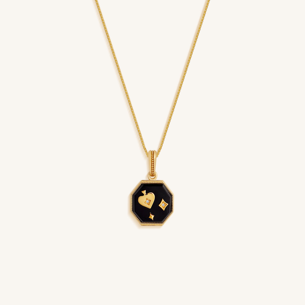 Daring Move Gold Spade Vegas Necklace
