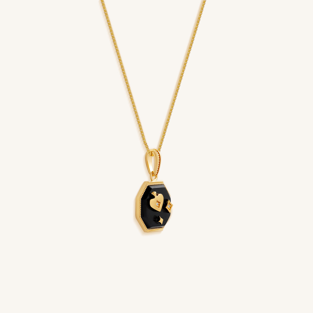 Daring Move Gold Spade Vegas Necklace