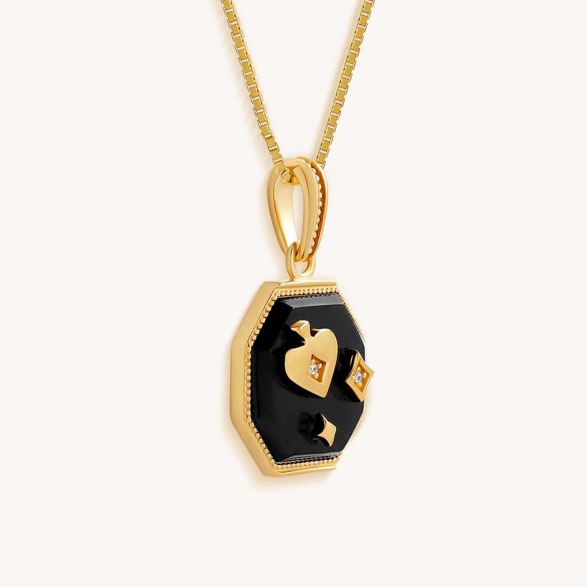 Daring Move Gold Spade Vegas Necklace