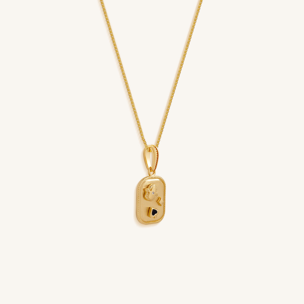 House Advantage Gold Hamsa Spade Vegas Necklace
