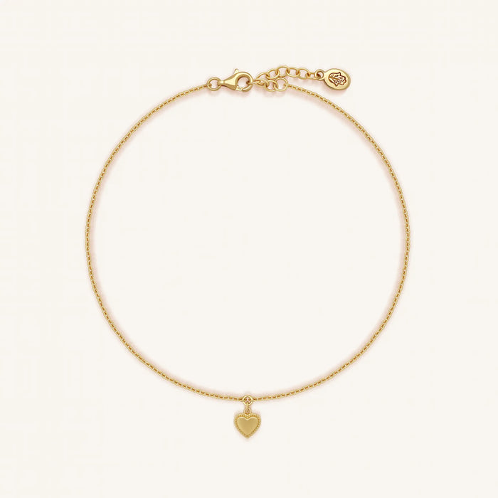 Absolute Confidence Heart Anklet