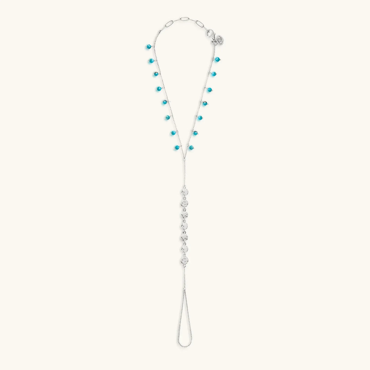 Aligned Adventures Turquoise Toe Ring Anklet