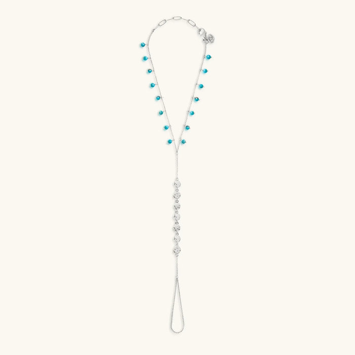Aligned Adventures Turquoise Toe Ring Anklet