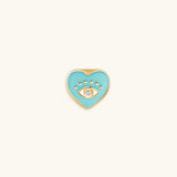 Healing Gaze Evil Eye Heart Charm