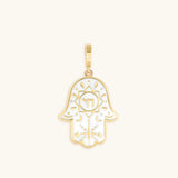 Infinite Peace Hamsa Charm