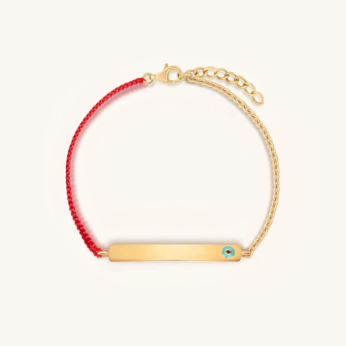 Spiritual Vigilance Evil Eye Red String Engravable Bracelet