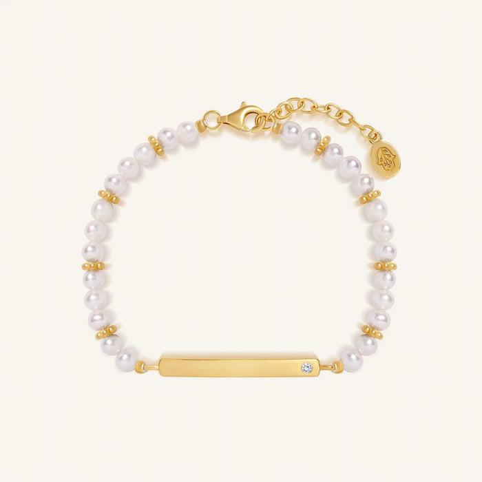 Pearls of Intention Engravable Bracelet