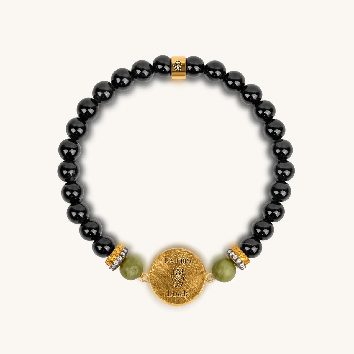 Purposeful Life Hamsa Black Onyx Bracelet