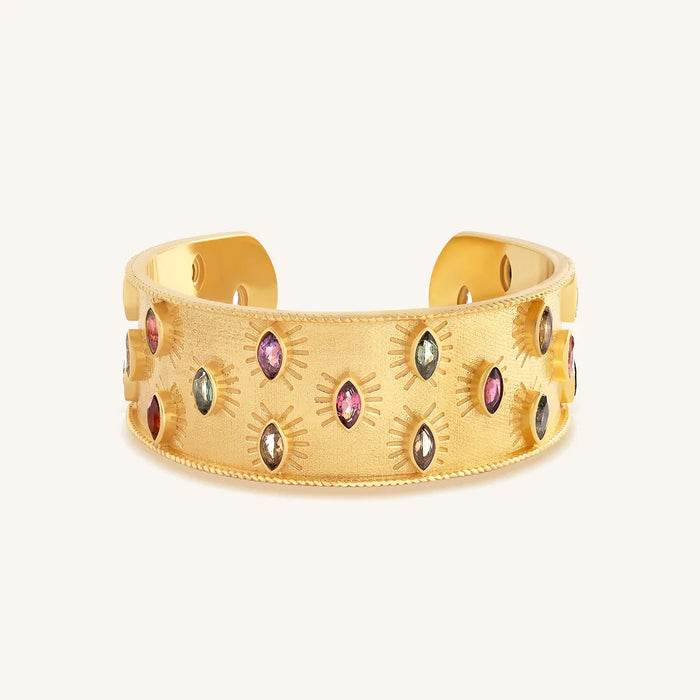 Vibrant Energy Tourmaline Cuff