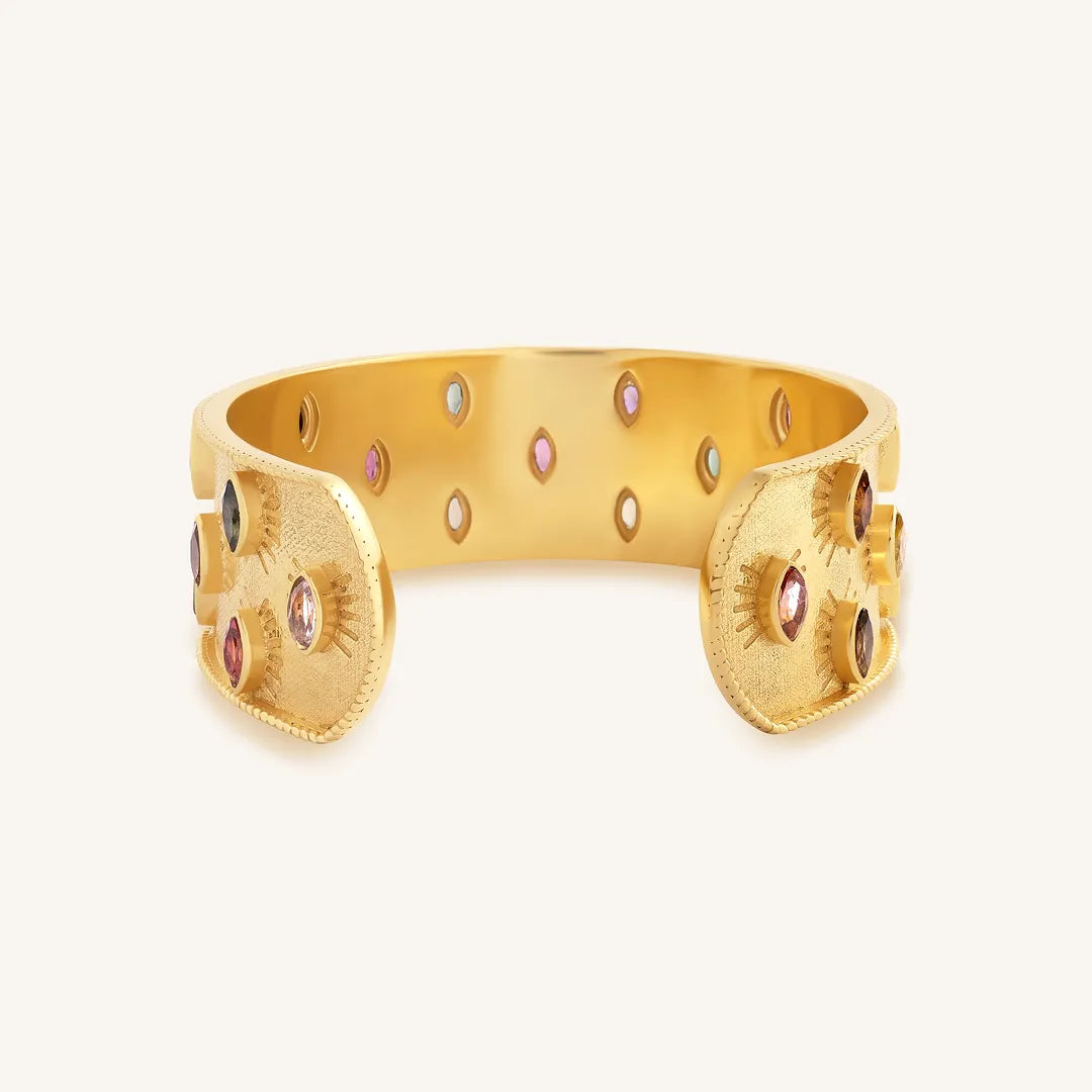 Vibrant Energy Tourmaline Cuff