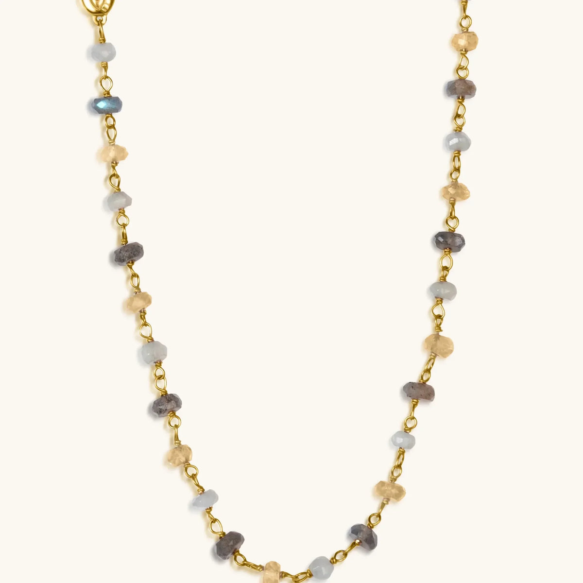 Divine Happiness Citrine Labradorite Moonstone Wrap