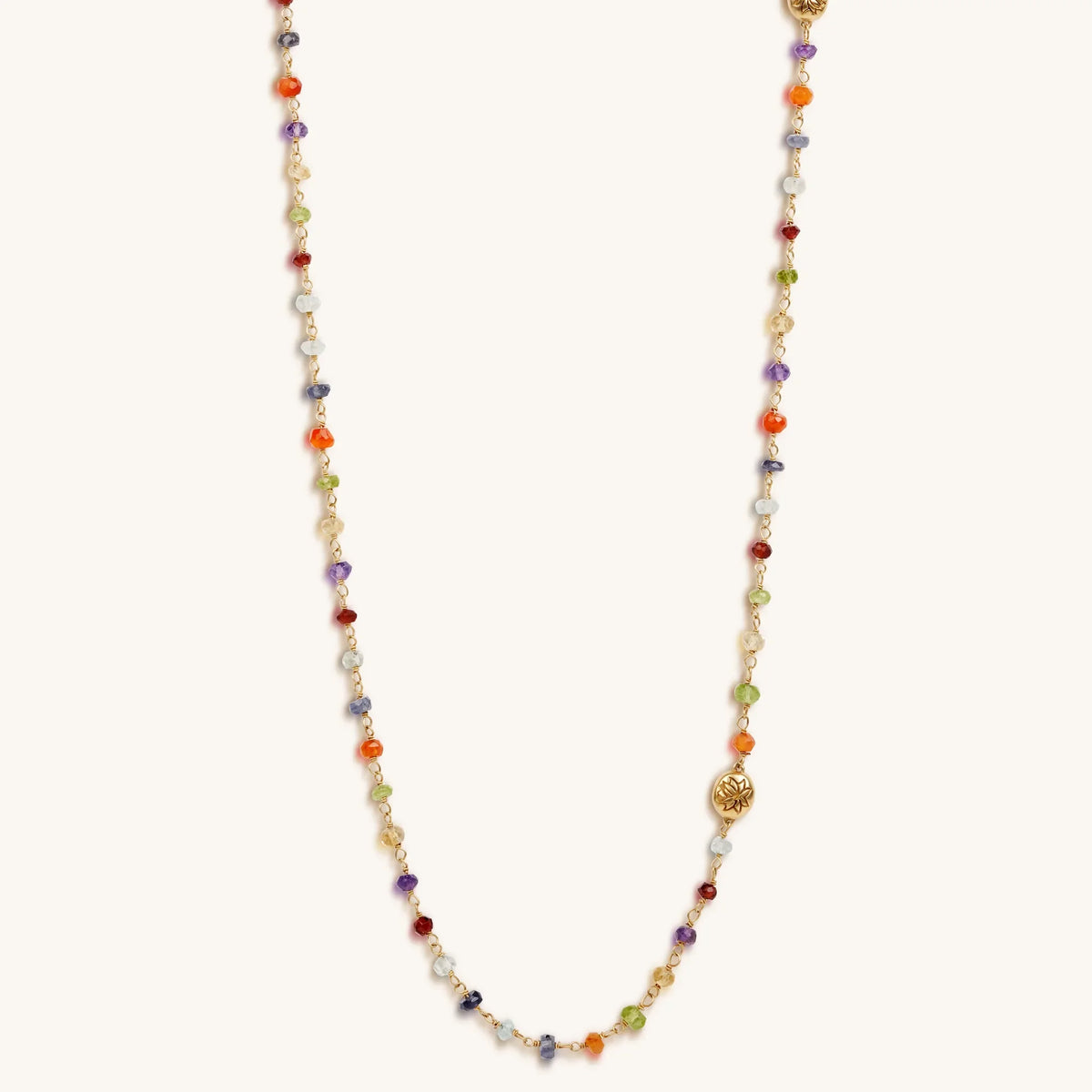Budding Life Lotus Multi Stone Chakra Wrap