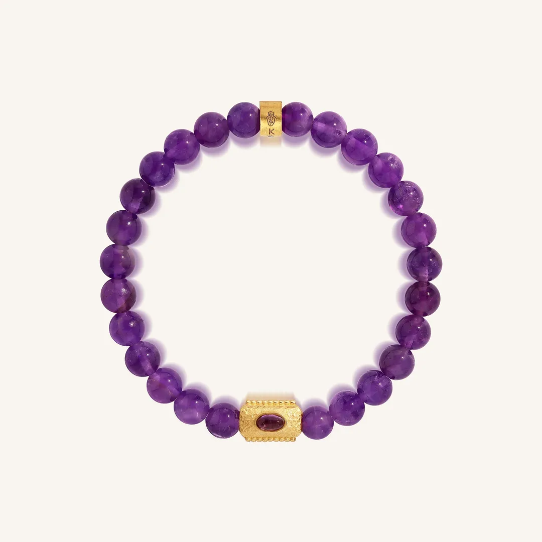 Tranquil Wisdom Amethyst Bracelet