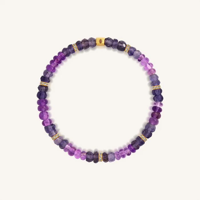 Insightful Balance Amethyst & Iolite Bracelet