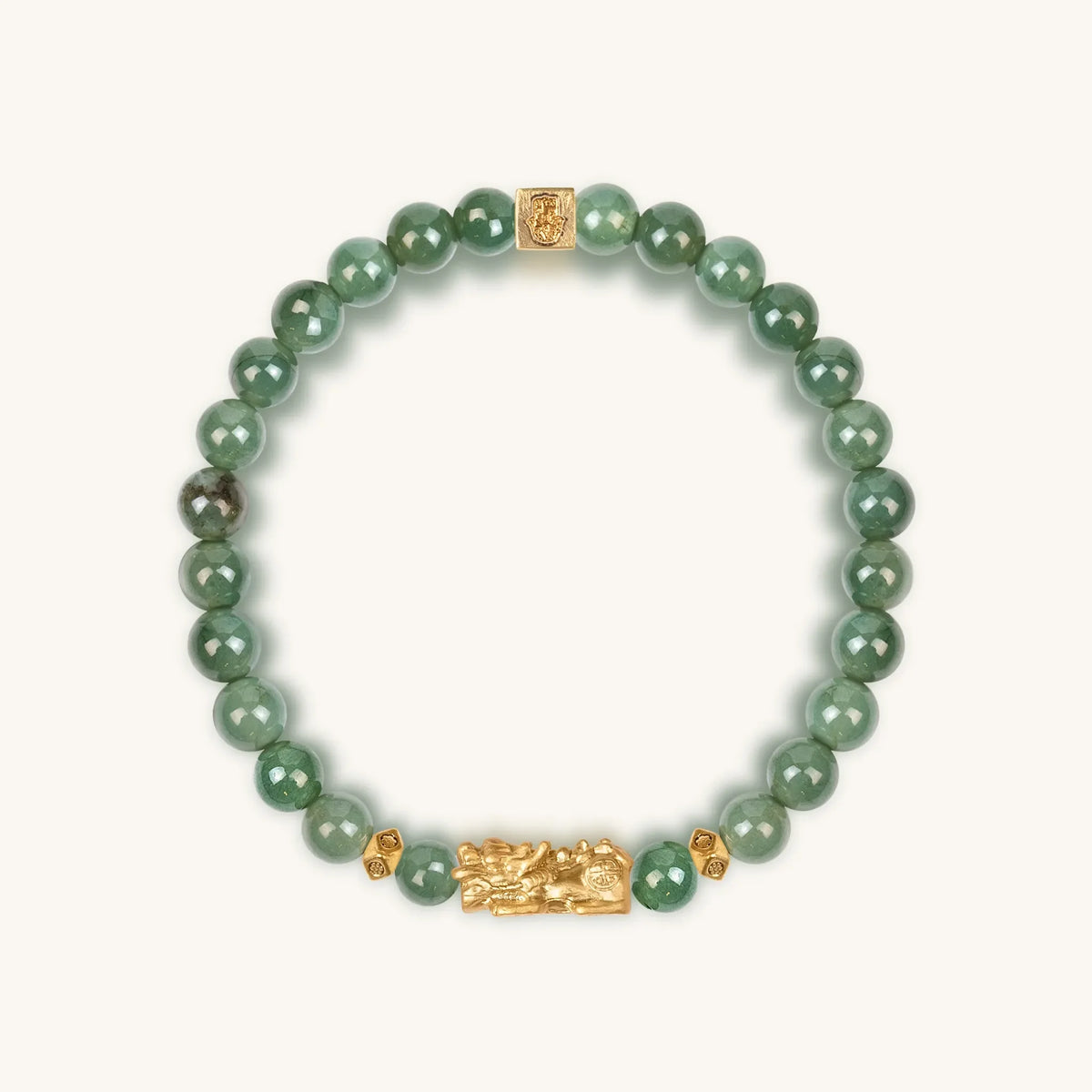 Untamed Spirit Jade Dragon Feng Shui Bracelet