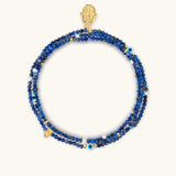 Determined Spirit Lapis Lazuli September Birthstone Wrap