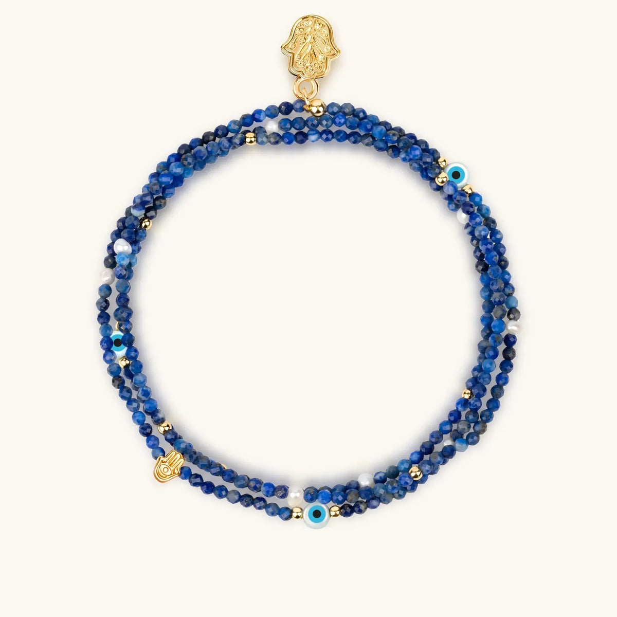Determined Spirit Lapis Lazuli September Birthstone Wrap