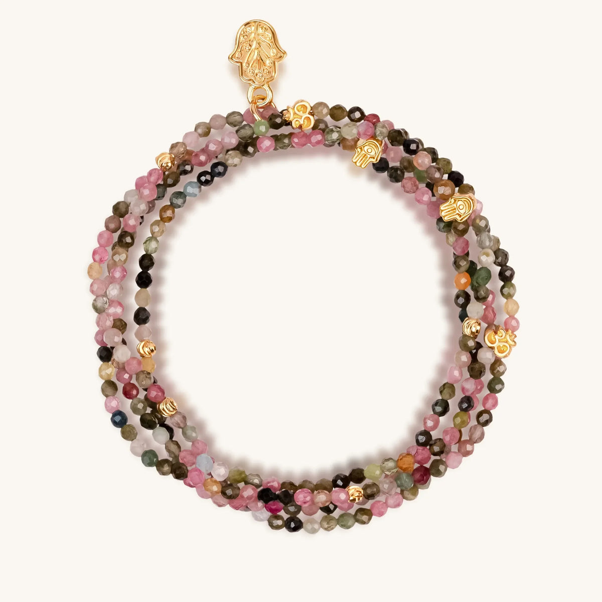 Peace and Protection Tourmaline Wrap Bracelet