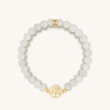 Intrinsic Creativity Moonstone Tree of Life Charm Bracelet