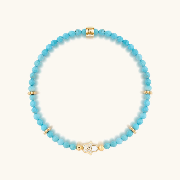 Protected Blessings Turquoise Hamsa Bracelet