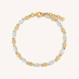Sacred Awakening Evil Eye & Hamsa Gold and Silver Bracelet