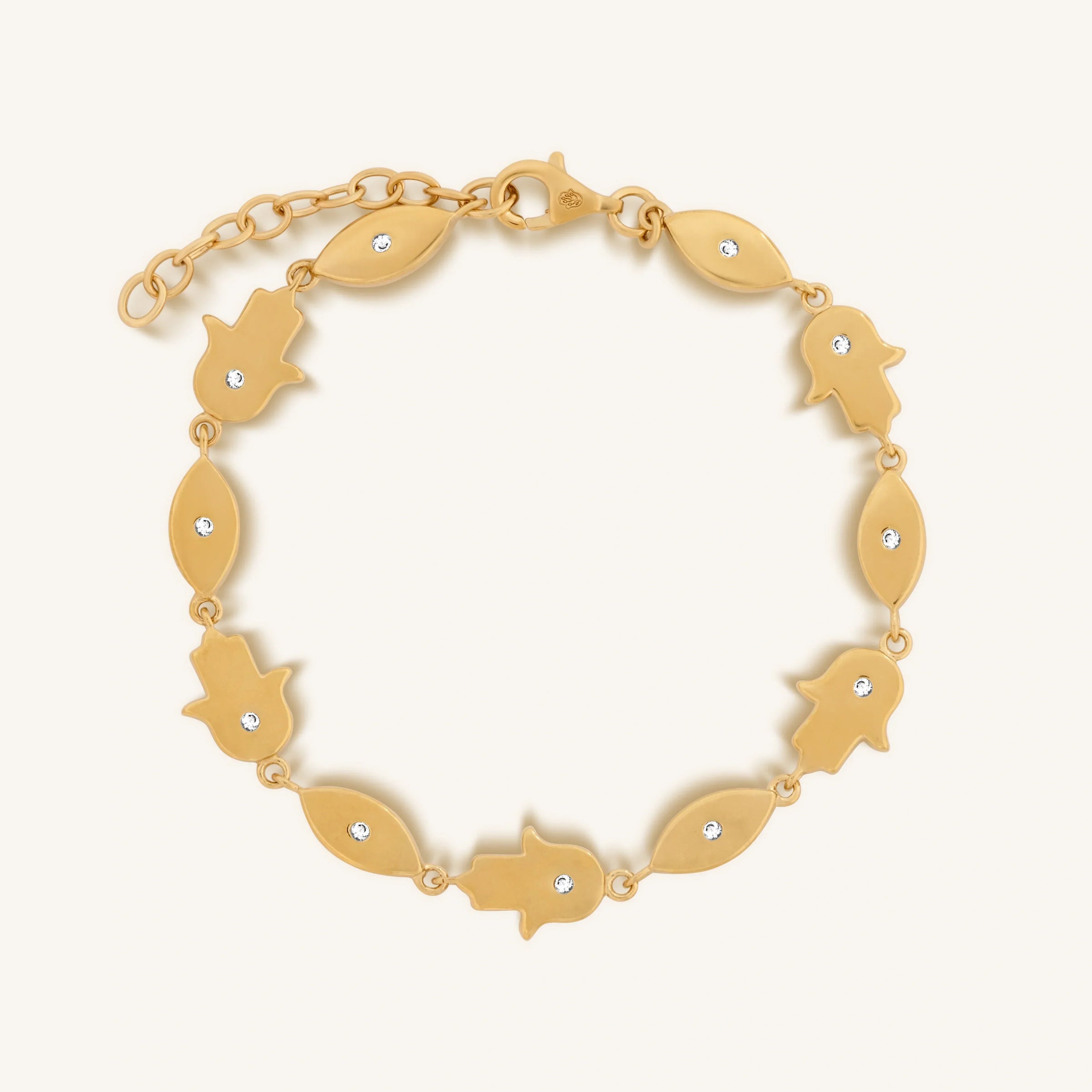 Twin Flames Diamond Gold Bracelet Set