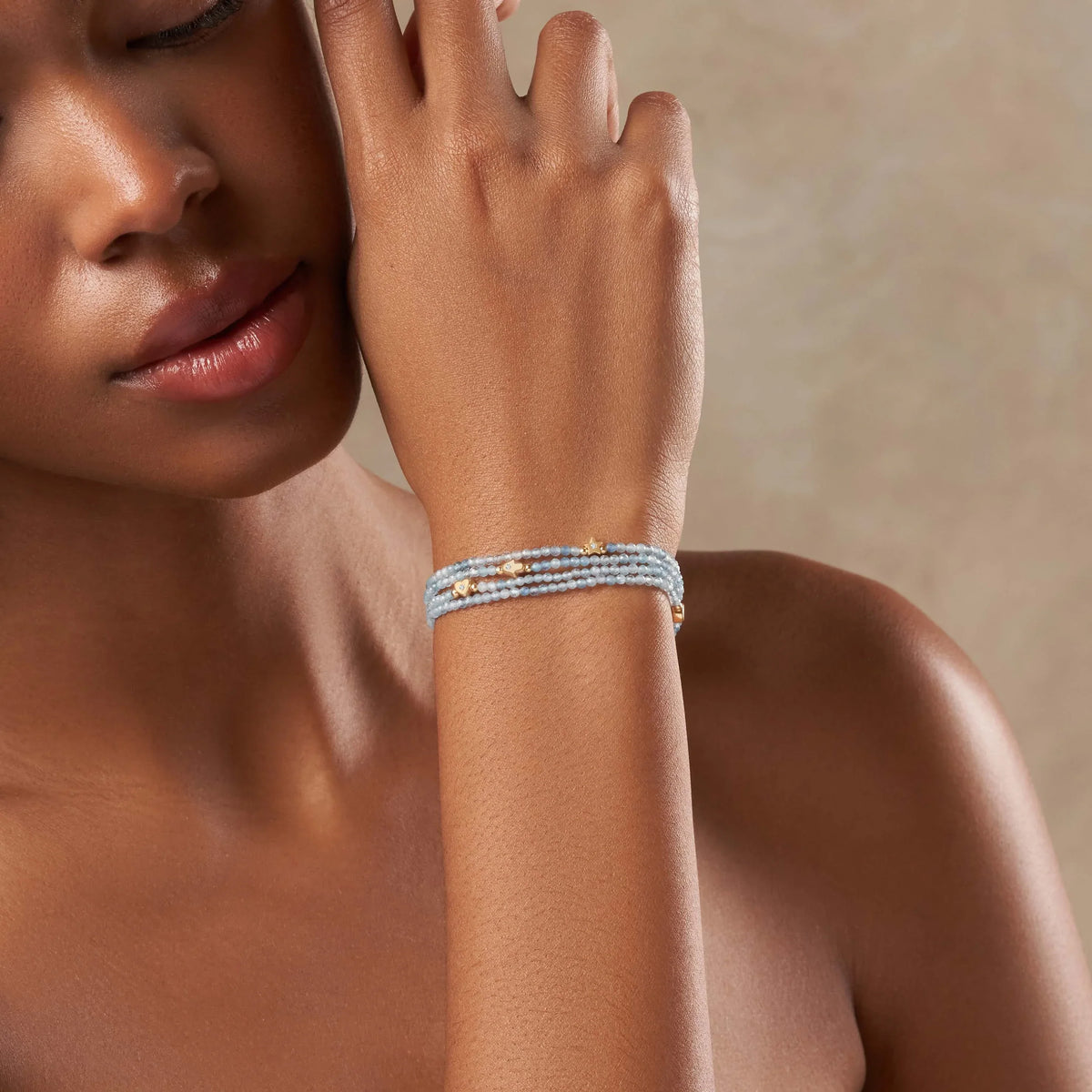 Hidden Depths Aquamarine Bracelet