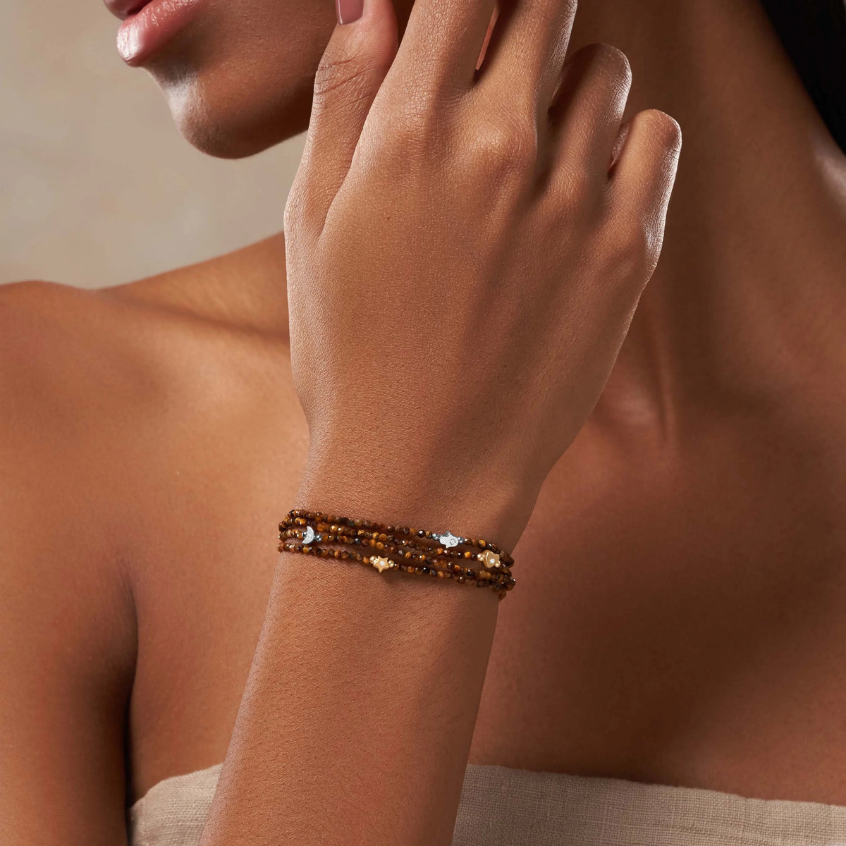 Courageous Heart - Tiger's Eye Bracelet