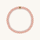 Profound Love Pink Enamel Heart Charm Bracelet