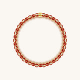 Vigorous Protection Red Enamel Evil Eye Charm Bracelet