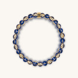 Heavenly Spirit Navy Enamel Evil Eye Charm Bracelet