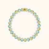 Serene Protection - Turquoise Enamel Evil Eye Charm Bracelet