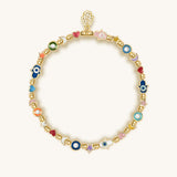 Spiritual Blessings Enamel Multi Charm Bracelet