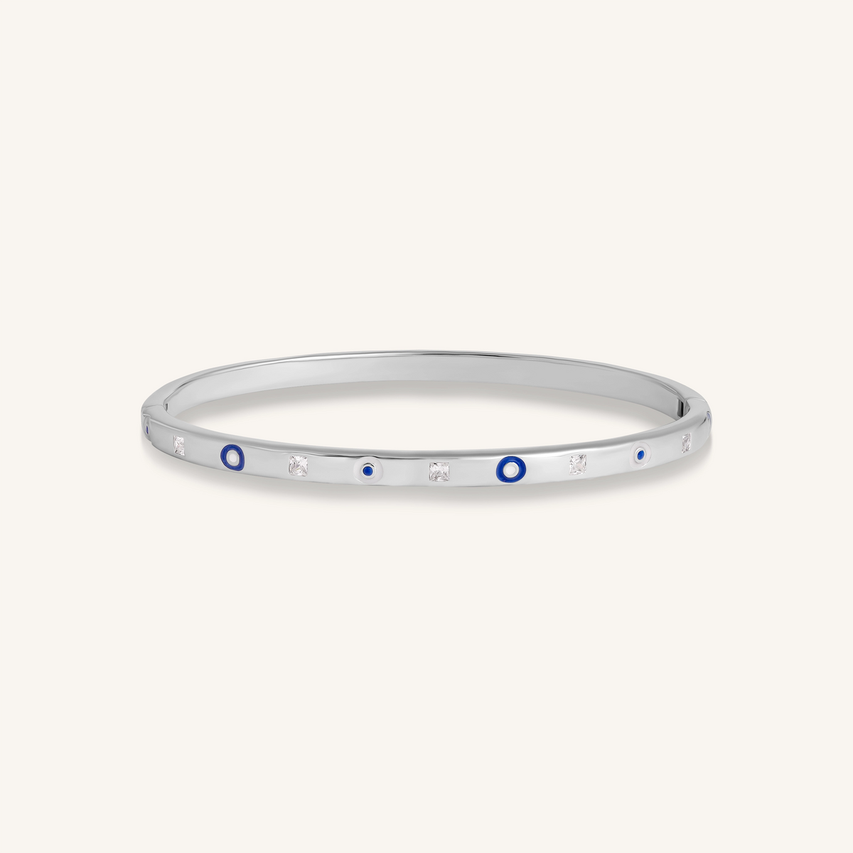 Watchful Light Evil Eye Bangle Bracelet