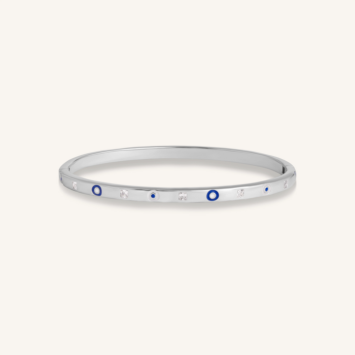 Watchful Light Evil Eye Bangle Bracelet