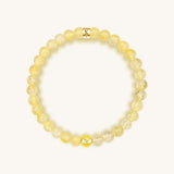 Blessed Sunshine Citrine November Birthstone Evil Eye Bracelet