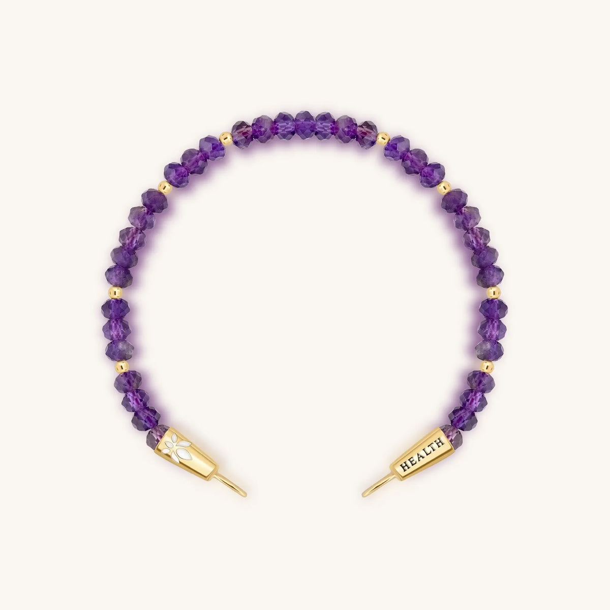 Serene Mind - Amethyst Lotus Bracelet