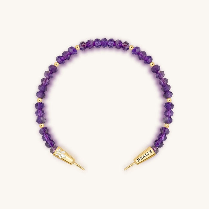 Serene Mind - Amethyst Lotus Bracelet