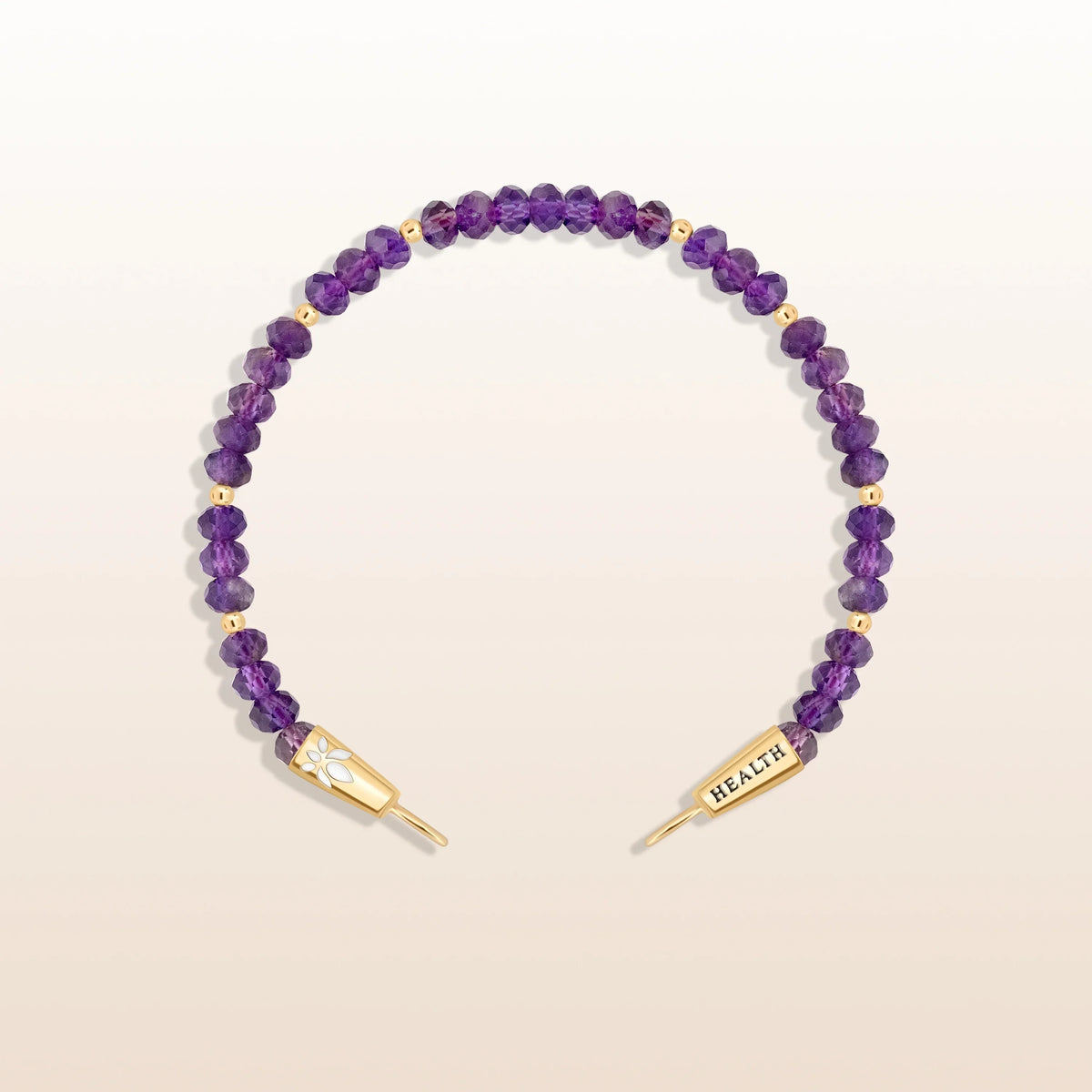 Serene Mind - Amethyst Lotus Bracelet
