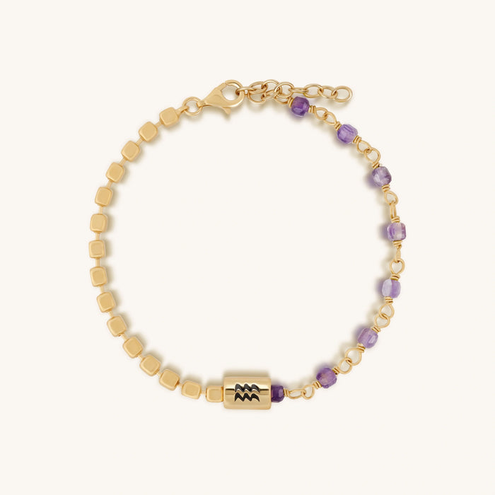 Creative Idealist Amethyst Aquarius Bracelet