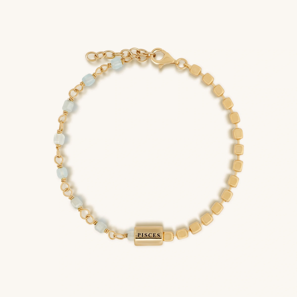 Eternal Romantic Aquamarine Pisces Bracelet